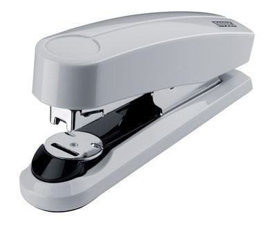 Novus B 4FC - 50 ark - Grå - 24/6 - 24/8 - 26/6 - 26/8 - Metall - Plast - 6 cm - Front (020-1467)