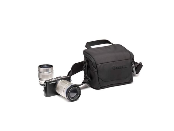 Manfrotto Advanced XS III - Skulderveske for digitalfotokamera med linser - syntetisk tøy - svart