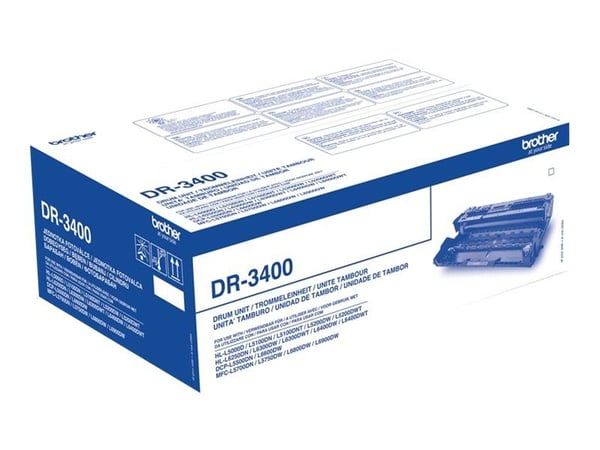 Brother DR3400 - Original - valsenhet - för Brother DCP-L6600, HL-L5100, L5200, L6250, L6300, L6400, L6450, MFC-L6900, L6950, L6970