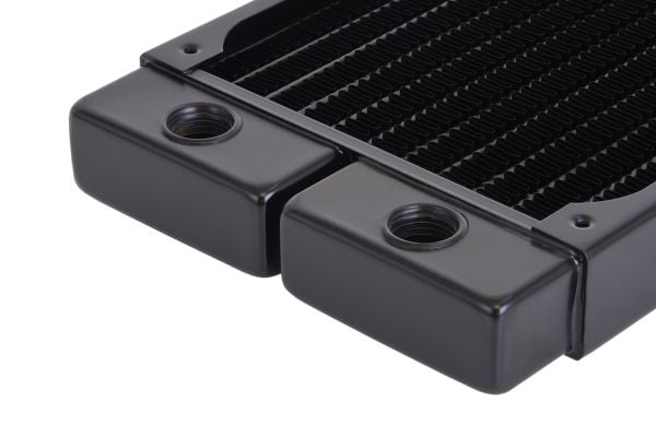 Alphacool NexXxoS ST25, Radiatorblokk, Kobber (Cu), Stål, Sort, 1/4", 12 cm, CE, FC, RoHS