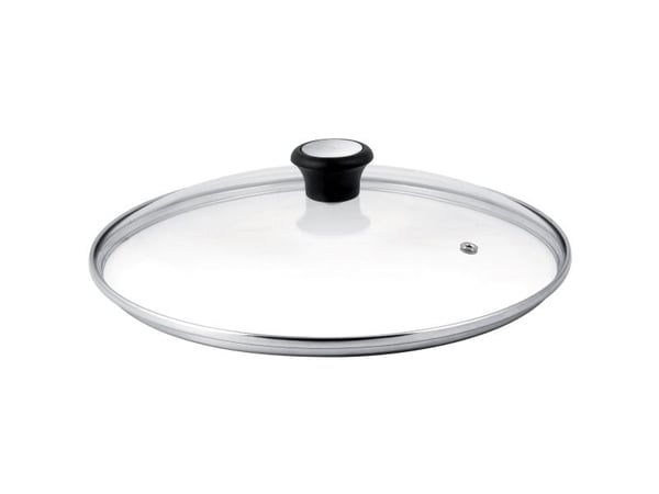 Tefal 28097912, Pyöreä, Musta, Terästä, Läpinäkyvä, Lasi, Terästä, Bakeliitti, Musta, Kiina