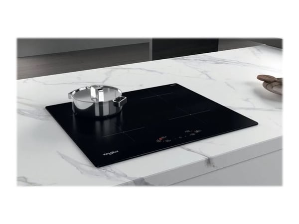Whirlpool WS Q2160 NE - Induksjonskomfyrtopp - 4 plater - Nisje - bredde: 56 cm - dybde: 48 cm - svart