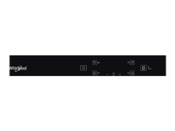Whirlpool WS Q2160 NE - Induksjonskomfyrtopp - 4 plater - Nisje - bredde: 56 cm - dybde: 48 cm - svart