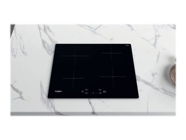 Whirlpool WSQ 2160NE induktionshäll 60 cm 4 zoner touch, svart glas
