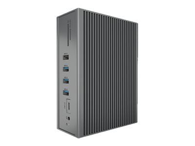 ICY BOX IB-DK2262AC - Dokkingstasjon - USB-C - 2 x HDMI, VGA - 1GbE - 65 watt - Europa