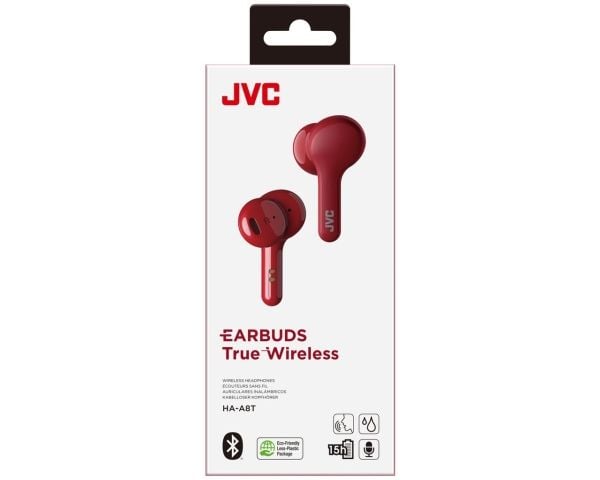 JVC HA-A8T - ekte trådløse øretelefoner med mikrofon. - øretupp / in-ear - Bluetooth® 5.0 - opptil 15 timers batterilevetid (via inkludert ladeboks...
