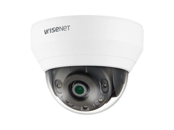 Hanwha QND-7012R, IP-turvakamera, Sisätila, Langallinen, Katto/seinä, Valkoinen, Kupoli
