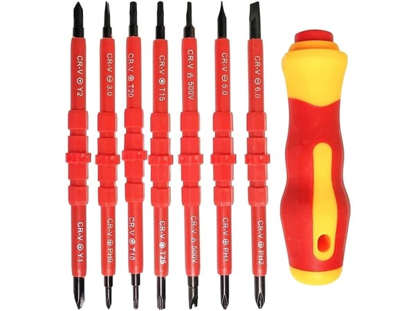 Wiha LiftUp electric 2831 - Screwdriver handle with bit set - 75 mm
