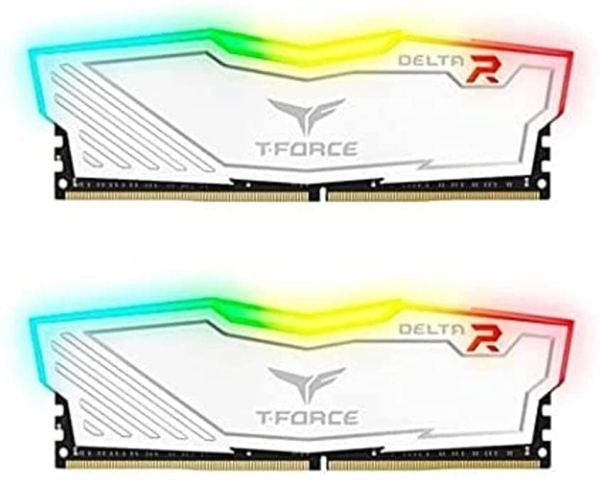 DIMM 16 GB DDR4-3200 (2x 8 GB) Dual-Kit (hvit, TF4D416G3200HC16FDC01, Delta RGB, INTEL XMP)