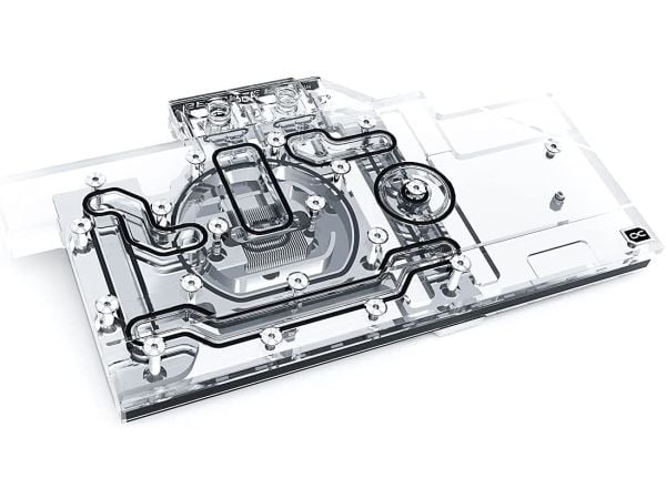 Alphacool 11952, Vannblokk + kjøleribbe, Aluminium, Polyoksymetylen (POM), Gjennomsiktig, Gigabyte Aorus GeForce RTX 3080 Master 10G Gigabyte Aorus...