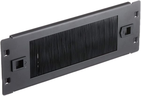 Delock - Koststripepanel - rackmonterbar - svart - 2U - 10"