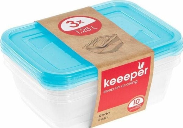 OKT Keeeper Fredo Färskvarubehållare 3x1,25l 3067...