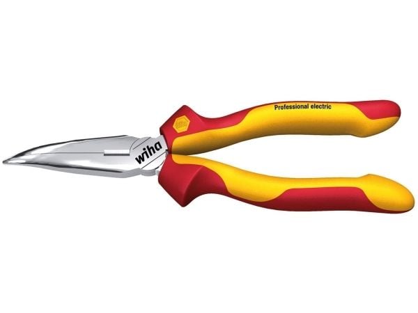 Wiha Professional electric, Kärkipihdit, Terästä, Punainen, Keltainen, 20 cm, 20,3 cm (8"), 200 g
