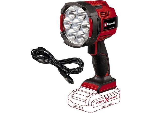 Einhell TE-CL 18/2500 LiAC-solo, LED, 7 lamppu(a), Musta, Punainen - SOLO