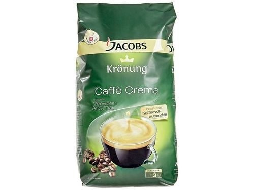 Jacobs Krönung Caffè Crema, 1 kg, Kaffemaskin, 1 stykker, Veske
