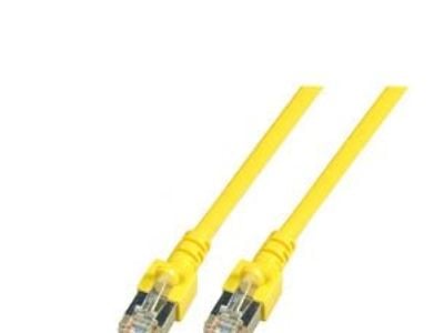 EFB Elektronik K5457.0.5, 0,5 m, Cat5e, SF/UTP (S-FTP), RJ-45, RJ-45, Gult