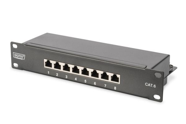 Digitus DN-10-SET-1, Veggmonterbar hylle, 30 kg, Nøkkellås, Grå
