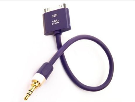 Furutech ADL Apple 30 pin – Jack 3,5 mm kabel 0,1 m lilla