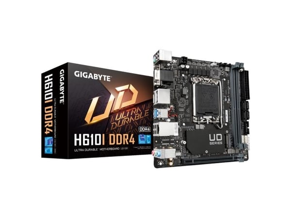 Gigabyte H610I DDR4, Intel, LGA 1700, Intel® Celeron®, Intel® Core™ i3, Intel® Core™ i5, Intel® Core™ i7, Intel® Core™ i9,..., LGA 1700, DDR4-SDRAM...