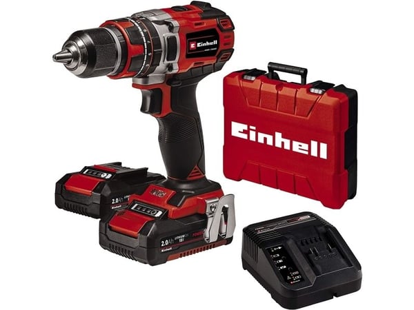 Einhell TE-CD 18/50 Li-i BL, Boremaskin med pistolgrep, Børsteløs, Sort, Rød, 1,3 cm, 1800 RPM, 1 cm