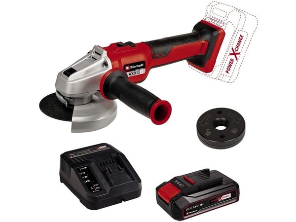 Einhell AXXIO 18/115 Q, 8500 RPM, 11,5 cm, Batteri, 1,54 kg, Børsteløs motor