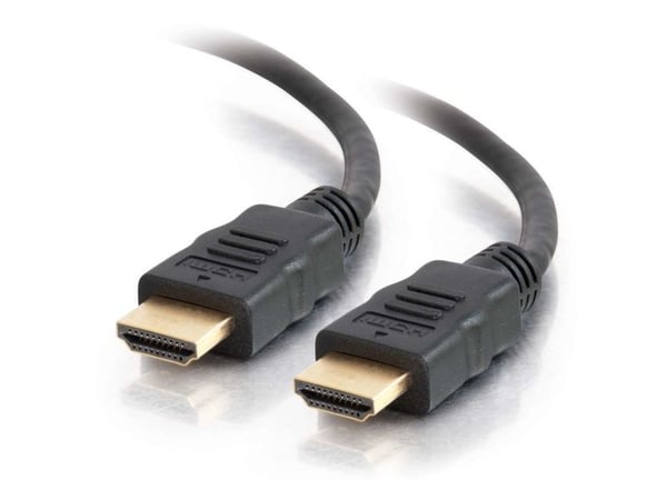 C2G 8ft 4K HDMI Cable with Ethernet - High Speed HDMI Cable -M/M - HDMI-kabel med Ethernet - HDMI hann til HDMI hann - 2.44 m - skjermet - svart