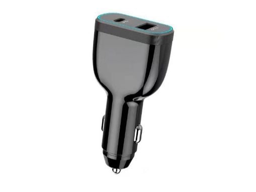 CoreParts USB-C Car Charger, Sisätila, USB, 5 V, 4 A, Musta