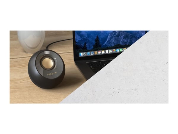 Creative Pebble V2 - Høyttalere - for PC - 8 watt (Total) - svart