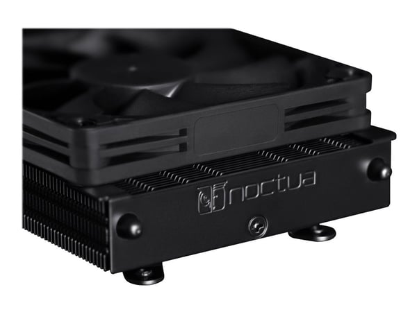 Noctua NH-L9a-AM4 chromax.black - Prosessorkjøler - (for: AM4) - aluminium med forniklet kobberfot - 92 mm - svart