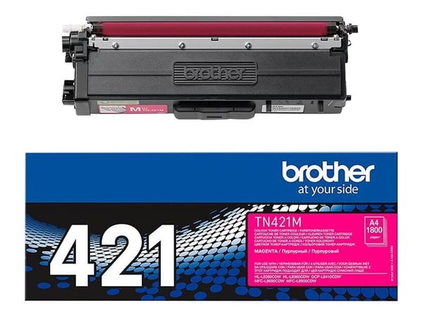 Brother TN421M - Magenta - original - tonerkassett - för Brother DCP-L8410CDW, DCP-L8410CDWT, HL-L8360CDWMT, MFC-L8690CDW