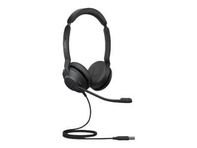 Jabra Evolve2 30 MS Stereo - Hodesett - on-ear - kablet - USB-A - Certified for Microsoft Teams