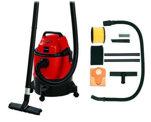 Einhell TC-VC 1825, 1250 W, Trommelvakuum, Tørr & våt, Uten pose, 25 l, 75 dB