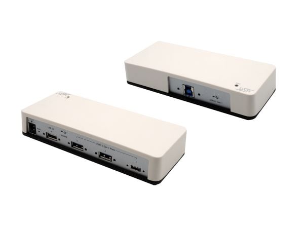 EXSYS EX-1182VIS-2, USB 3.2 Gen 1 (3.1 Gen 1) Type-B, USB 3.2 Gen 1 (3.1 Gen 1) Type-A, USB 3.2 Gen 1 (3.1 Gen 1) Type-C, Beige, Muovi, 1,5 m