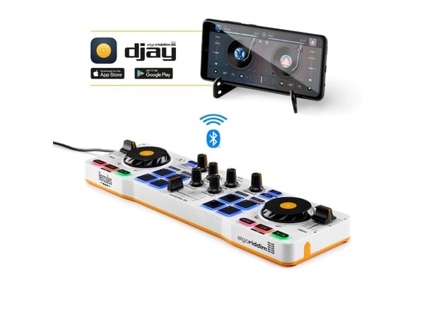 Hercules DJControl Control MIX Bluetooth Pour Smartphone og tabletter (Andoid e, USB Type-A, 340 mm, 100 mm, 49 mm, 500 g, USB