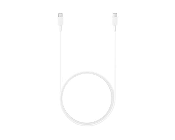 Samsung EP-DX310 - USB-kabel - USB-C (hann) til USB-C (hann) - USB 2.0 - 3 A - 1.8 m - hvit