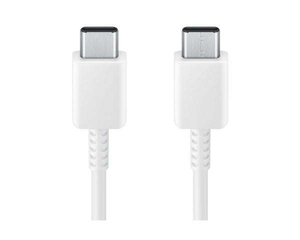 Samsung EP-DX310 - USB-kabel - USB-C (hann) til USB-C (hann) - USB 2.0 - 3 A - 1.8 m - hvit