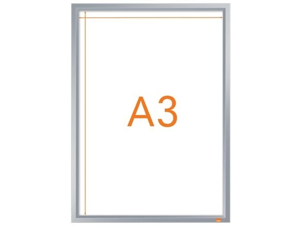 Nobo Impression Pro A3 stelleramme med klikkramme i aluminium