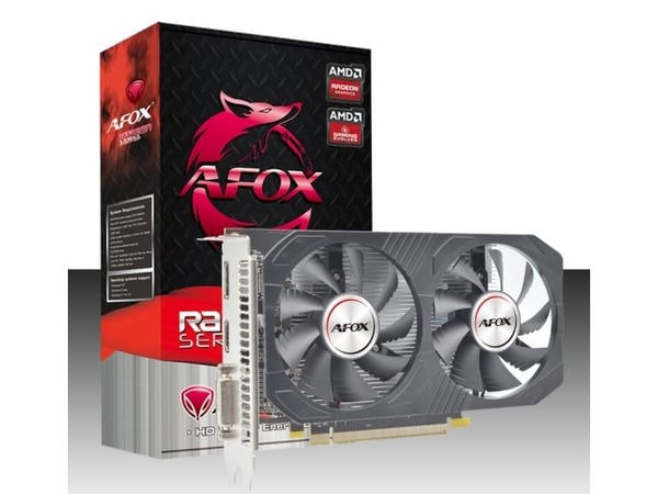 AFOX Radeon RX 550 - Grafikkort - Radeon RX 550 - 4GB GDDR5 - PCIe 3.0 - DVI, HDMI, DisplayPort
