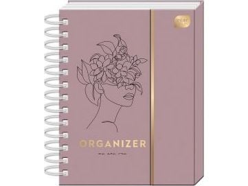 Interpress Organizer B6/105K na magnes Kukka