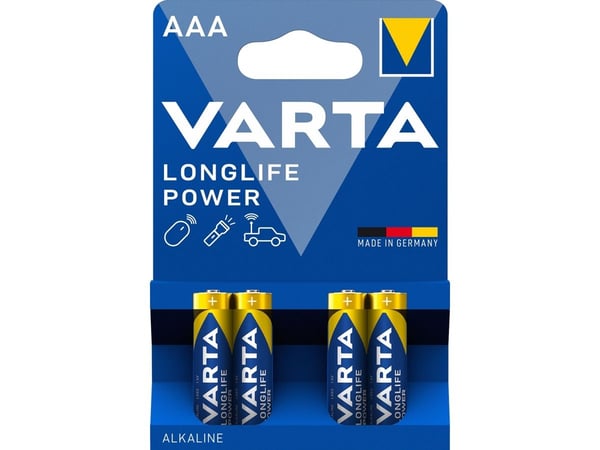 Varta High Energy - Batteri 4 x AAA - Alkalisk - 1220 mAh
