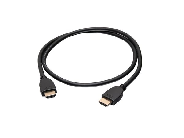 C2G 6ft 4K HDMI-kaapeli Ethernetillä - High Speed - UltraHD-kaapeli - M/M - HDMI-kaapeli Ethernetillä - HDMI-uros HDMI-uros - 1,83 m - suojattu - m...