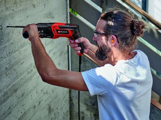Einhell TC-RH 800 4F, SDS Plus, Sort, Rød, Overbelastning, 2,6 cm, 930 RPM, 4500 RPM
