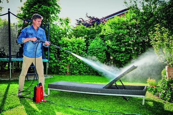 Einhell TC-HP 90, Pysty, Sähkö, 3 m, Punainen, 372 l/h, 90 bar