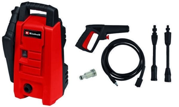 Einhell TC-HP 90, Pysty, Sähkö, 3 m, Punainen, 372 l/h, 90 bar