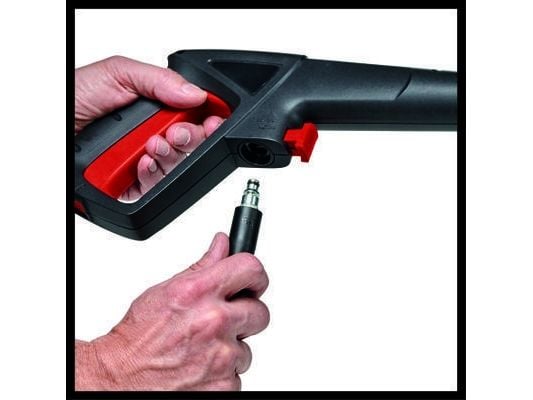 Einhell TC-HP 90, Pysty, Sähkö, 3 m, Punainen, 372 l/h, 90 bar
