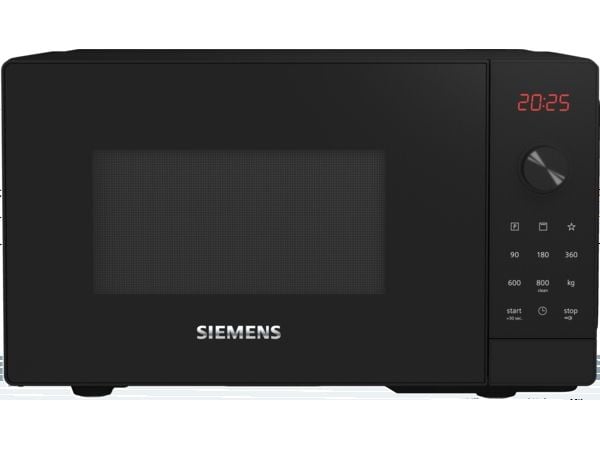 Siemens iQ300 FE023LMB2 - Mikrobølgeovn med grill - 20 liter - 800 W - svart/rustfritt stål