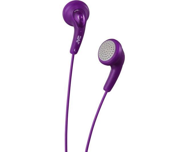 JVC HA-F14, Koblet med ledninger (ikke trådløs), 16 - 20000 Hz, Musikk, 17,1 g, Hodetelefoner, Fiolett
