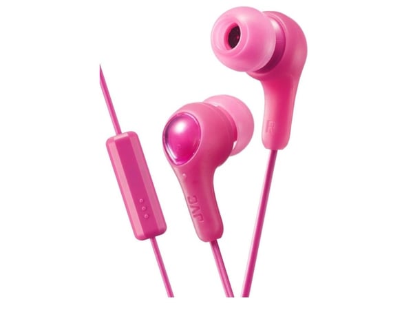 JVC HA-FX7M, Koblet med ledninger (ikke trådløs), 10 - 20000 Hz, Samtaler/musikk, 13,5 g, Hodesett, Rosa