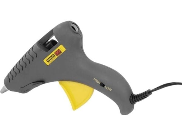 Stanley GR25, Kuumaliimapistooli, Harmaa, Keltainen, 25 g/min, 1 min, AC, 80 W