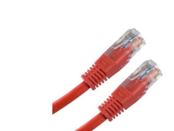 Gembird - Patchkabel - RJ-45 (han) til RJ-45 (han) - 3 m - CAT 5e - formet - rød